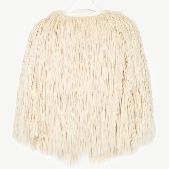 Annette Gortz AW19 Gel Cream Faux Fur Jacket - Picture 3 of 11